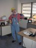 Ellen Drinkwater as "Bob the Builder"